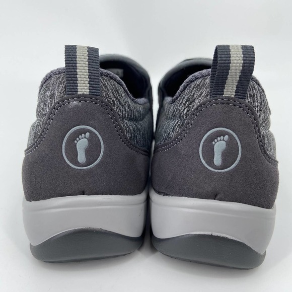 OrthoFeet Quincy Stretch Shoes Sneakers Comfort Casual Gray Women's Size 6.5 - Picture 8 of 11